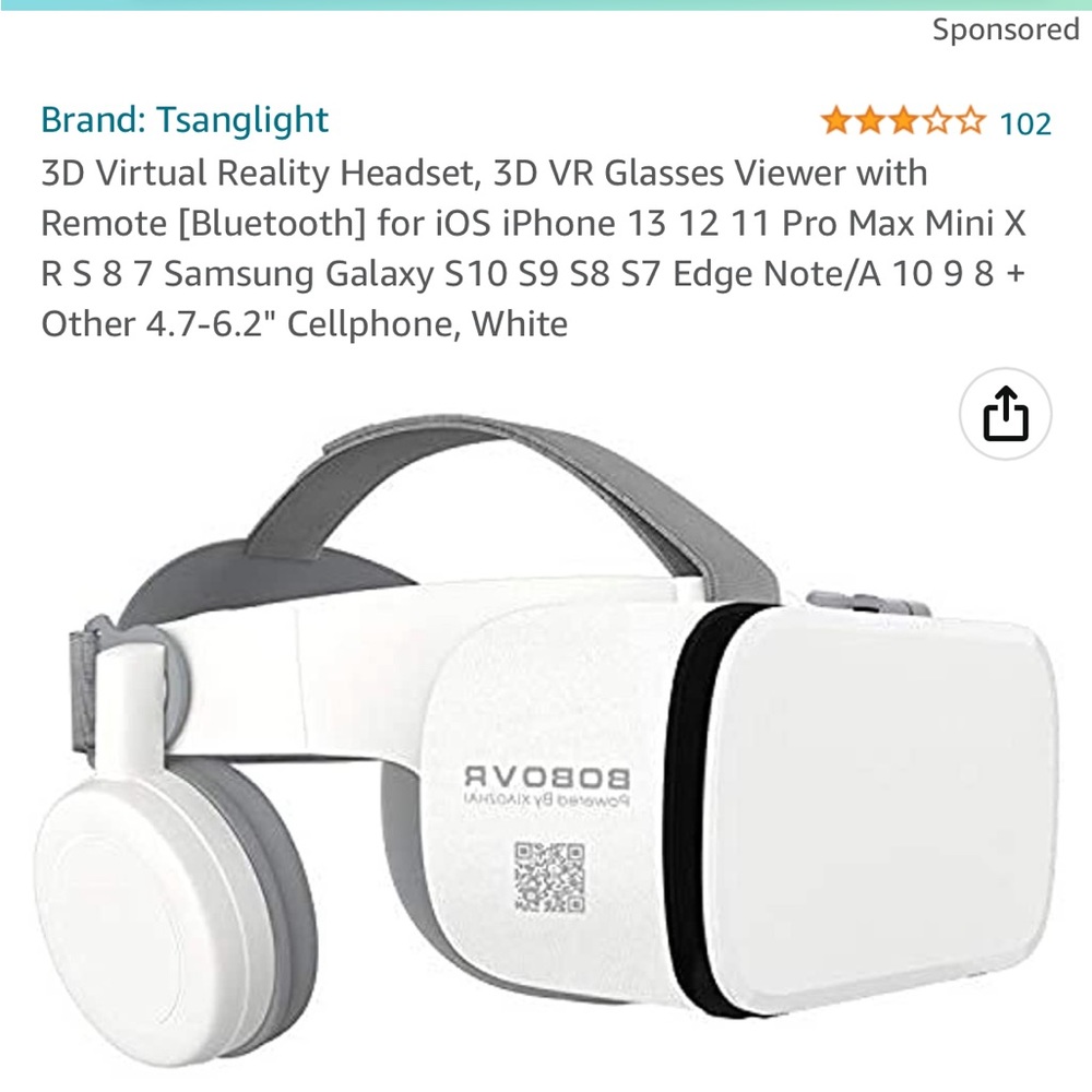 Virtual reality headset